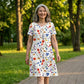 Damen Freizeitkleid mit Blumendruck