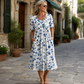 Damen Freizeitkleid mit Blumendruck