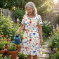 Damen Freizeitkleid mit Blumendruck