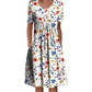 Damen Freizeitkleid mit Blumendruck