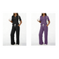 2-teiliges Set aus geripptem Strickoberteil und Hose für Damen