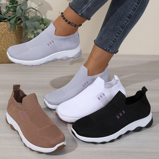 Damen Slip-On atmungsaktive Wanderschuhe