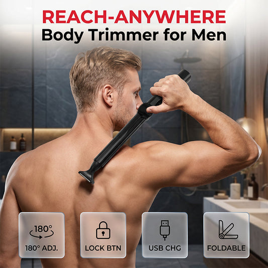 🪒🔥 50% RABATT! Körpertrimmer für Männer, der überall hinkommt – Präzise, kabellos & wasserdicht – Perfekt für Bart, Körper & Intimzone ✨
