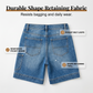 ✈️Kostenlose Lieferung📢 50 % RABATT FÜR BEGRENZTE ZEIT! ⏰ Damen mitteltaille Stretch Bermuda Jeansshorts – Praktische Taschen, stabiler Saum, luftig für Sommeralltag & Strand