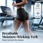 Sportshorts für Damen mit gerafftem Po – Fitness, Yoga, Cargohosen