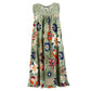 🌸 -50% RABATT | 💕Ärmelloses Damenkleid mit modischem Print – Leicht, bequem & sommerlich