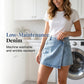 Damen High-Waist Jeansrock-Shorts für den Sommer