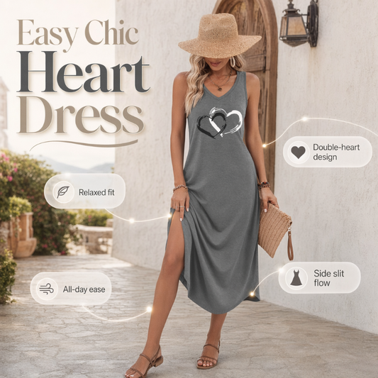 Ärmelloses, locker sitzendes Tanktop-Kleid für Damen