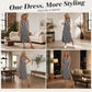 Ärmelloses, locker sitzendes Tanktop-Kleid für Damen
