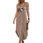 Ärmelloses, locker sitzendes Tanktop-Kleid für Damen