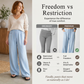 ✨Damen hoch taillierte weite Kordelzug-Hose