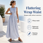 ⏳Zeitlich begrenztes Angebot: 50 % Rabatt⏰ Damen Ärmelloses Gestreiftes Maxikleid🎀👗