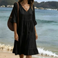 Sommerkleid für Damen in A-Linie mit Stufenschnitt und Quasten