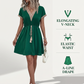 Boho-Kleid mit V-Ausschnitt aus Spitze für Damen