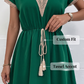 Boho-Kleid mit V-Ausschnitt aus Spitze für Damen
