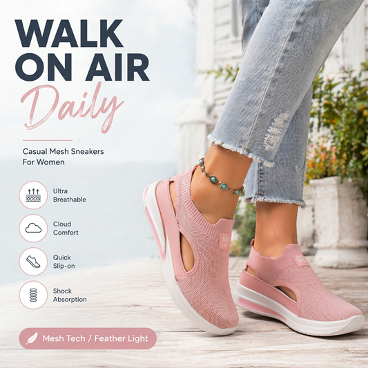 Sommer-Slip-On-Wanderschuhe für Damen