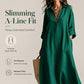 🌿 50 % RABATT 👗 Maxikleid aus Leinen – atmungsaktiv, elegant und bequem für jeden Tag ✨