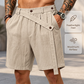 💎 Der Sommerhit 2026 – der Wahnsinn! Herren-Sommer-Leinenshorts – Lässige, locker sitzende Strandshorts