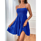 💙 50% RABATT! 👗 Ärmelloses Smok-Minikleid – Figurumspielend, leicht & vielseitig – Perfekt für warme Tage & stilvolle Abende ☀️