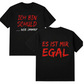 🔥🛍️ Neuheiten - Witziges deutsches Slogan-T-Shirt für Herren, schwarz, Kurzarm, Rundhalsausschnitt