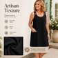 Ärmelloses Tanktop-Kleid für Damen mit Taschen