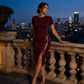 💰 Der 50%-Sturm kommt! ✨Damen elegantes Kunstleder-Patchwork-Kleid💕