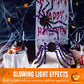 Behaarte Spinne mit großem Spinnennetz – Halloween-Dekoration für den Außenbereich