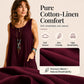 Ärmelloses, locker sitzendes Damenkleid mit Taschen