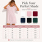 Lockeres Sommer-T-Shirt-Kleid für Damen mit Taschen