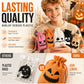 👻Nur für kurze Zeit: 2+1 GRATIS🎃Halloween Jute-Beutel mit Kordelzug und Gruseligem Gesicht