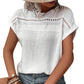 🛍️ 50 % Rabatt – Damen-Bluse mit Spitze & Hohlsaum – zart, luftig & vielseitig für den stilvollen Alltag 🌸
