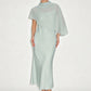 Elegantes zweiteiliges Kleiderset für Damen mit Cape