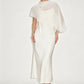 Elegantes zweiteiliges Kleiderset für Damen mit Cape