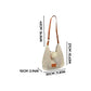 🏖️ Sommer-Sale 60% Rabatt 🏝️👜🛍️Beige Strick-Wickeltasche geräumig | Sommer Schultertasche für Strandspaziergänge, Brunch und Resort-Tage🎁
