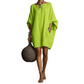 👗 Oversize-Kleid mit Fledermausärmeln für Damen – lässiger Look, bequemer Schnitt & vielseitig – perfekt für Alltag, Strand & Freizeit – mit eleganten Fledermausärmeln – ideal für warme Tage & entspannte Stunden