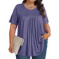 👕Fließendes Tunika-T-Shirt mit Blumenmuster🏵️