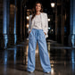 👖 Damen gerippte Kordelzug-Geradehose – bequem, vielseitig & stylisch – mit verstellbarem Kordelzug & geradem Bein – perfekt für Alltag, Büro & Freizeit – weicher Stoff, figurschmeichelnder Schnitt – ideal für warme Tage & entspannte Stunden