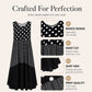 Bestseller🏆👗 Ärmelloses Patchwork-Kleid – Vielseitiges Polka-Dot- und Karomuster für jeden Anlass 🌸✨