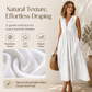 ✨🛍️Neu eingetroffen – Plisseekleid mit V-Ausschnitt und Seitentaschen – Leicht und luftig, ideal für Strandspaziergänge oder einen Brunch 🍃