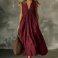 ✨🛍️Neu eingetroffen – Plisseekleid mit V-Ausschnitt und Seitentaschen – Leicht und luftig, ideal für Strandspaziergänge oder einen Brunch 🍃