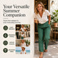 Ein absolutes Must-have🔥👖 Leichte Hose aus einem Leinen-Mix – mit fließendem Fall und klassisch geradem Bein, ideal für die Arbeit oder das Wochenende