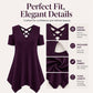 Women's Cold-Shoulder Criss Cross Top