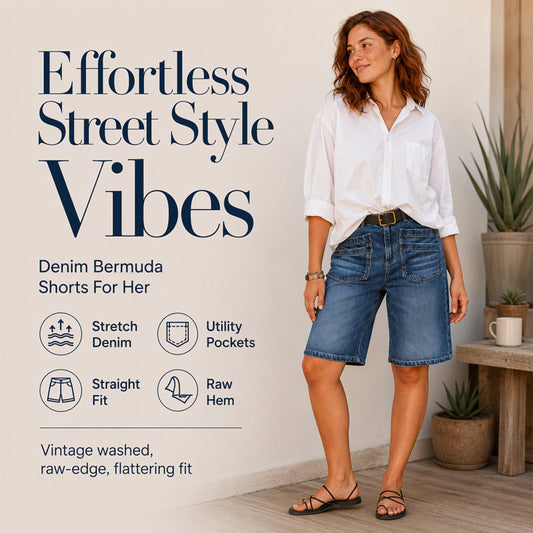Klassische, kurz geschnittene Jeans mit geradem Bein für Damen