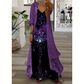 Aktueller Trend⭐Elegantes Maxikleid mit transparentem Überwurf🍃Leichter Stoff und anmutige Maxilänge für Eleganz im Alltag