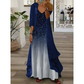 Aktueller Trend⭐Elegantes Maxikleid mit transparentem Überwurf🍃Leichter Stoff und anmutige Maxilänge für Eleganz im Alltag