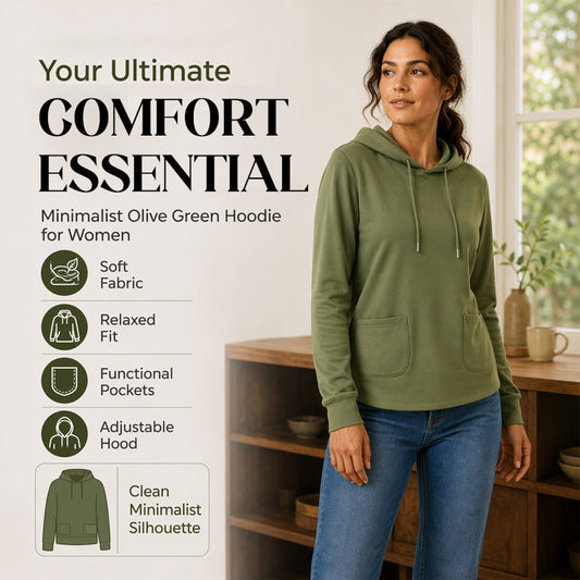 ✨Damen lässiger Hoodie mit Kordelzug und Taschen.