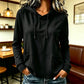 ✨Damen lässiger Hoodie mit Kordelzug und Taschen.