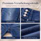 Taillenhohe, schmal geschnittene Cropped-Jeans für Damen
