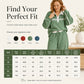 Damen Streifen-Patchwork-Sweatshirt & Weitbein-Hosen-Set