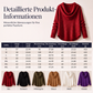 ⭐ Bestseller – Pailletten-Pullover mit elegantem Kragen – weich und wärmend 🧣